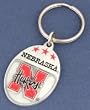 University of Nebraska Pewter Keychain