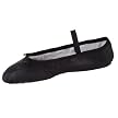 Girls' Danshuz Deluxe Leather Ballet Shoes - Black
