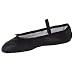 Girls' Danshuz Deluxe Leather Ballet Shoes - Black