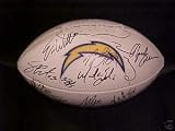 2011 SAN DIEGO CHARGERS TEAM SIGNED AUTOGRAPHED FOOTBALL PHILIP RIVERS ANTONIO GATES COA + HOLOGRAM