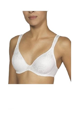 Barely There Comfortable Curves floral bouquet hidden underwire bra