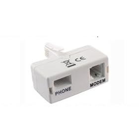 ADSL Broadband Modem BT RJ11 Phone Splitter Filter