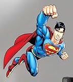 Superman Wall Mural Decals Decor - 36 X 20