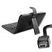Afunta(TM) Artificial Leather Keyboard Case with mini-USB plug For Protection Of Your 7" Tablet PC ePad aPad Device
