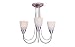 Micromark Salsa 3 Light Flush Pendant in Satin Chrome