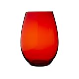 Midnight Stemless Tall Wine Glasses Set of 6 - Rouge