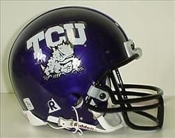 Texas Christian Riddell Mini Helmet