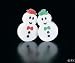 72 Mini HOLIDAY SNOWMAN Erasers/12 pkgs of 6/CHRISTMAS Stocking Stuffers/Party Favors/6 Dozen/SNOWMEN