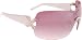 XOXO Women's Double Standard Resin Sunglasses,White Frame/Smoke Lens,one size