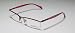 AUTHENTIC ALAIN MIKLI 809 56-19-140 RED/WHITE HALF-RIMLESS VISION CARE RX-ABLE PRESCRIPTION EYEGLASSES/GLASSES/FRAMES - designed in France