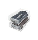 Clear Boot Box in Clear - Set of 2