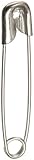 UPC 885634000110 product image for School Smart Nickel Plated Steel Safety Pin, Assorted Size (Pack of 50) | upcitemdb.com