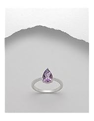 Gem Stones Ring In 92.5 Sterling Silver