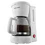 Black & Decker DCM600W 5-Cup Drip Coffeemaker with Glass Carafe, White