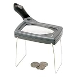 Carson SureGrip Hand & Stand Magnifier w/pouch - Carson SG-16