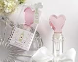 Sweetheart Translucent Pink Heart Bottle Stopper