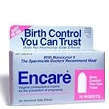 Blairex Encare Vaginal Contraceptive Inserts - 18 Ea
