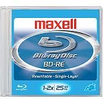 Maxell BD-RE Blu-ray Rewritable Disc - Single