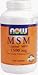 NOW Foods M.S.M 1500 mg. - 100 Tablets Image