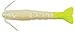 Berkley Gulp! Shrimp Saltwater Fishing Soft Bait, Pearl White/Chartreuse, 3in