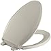 KOHLER K-4636-G9 4636-G9 Cachet Quiet-Close Toilet Seat, Elongated, Sandbar