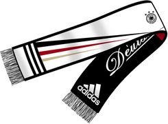 Adidas Uni Schal DFB Home Scarf, white/black, OSFM, X16472