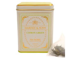 Harney & Sons Sachet Tea Gift Tin -Citron Green by Satinbox