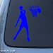 BASKETBALL - Hoops Sport - Car, Truck, Notebook, Vinyl Decal Sticker #1207 | Vinyl Color: Blue