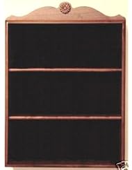 Solid Cherry Wood Display Wall Cabinet Shelving Shelves