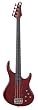 MTD Kingston "The Z" Bass Guitar (4 String, Fretless with Lines, Transparent Cherry)