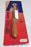 COASTAL SAFARI FLEA COMB WOOD HANDLE