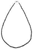 14k Yellow Gold Black Diamond Chip Necklace, 17