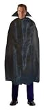 Black Satin Fully Lined Reversible 54" Cape Halloween Costume Accessory Adult or Child