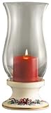 Lenox Winter Greetings Hurricane w/Pillar Candle