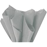 GREY Gray Tissue Paper 20" x 30" - 48 Sheets