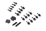 04-07 Kawasaki Ninja ZX10 ZX10R BLK Spike Fairing Bolts