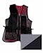Deluxe Shooting Vest Dlx Shooting Vest, LH Grey/Blk M