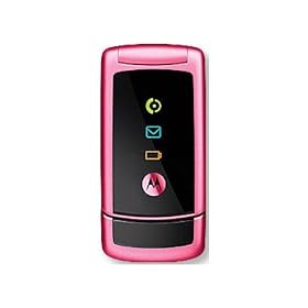 Motorola W220 Pink Mobile Phone on Orange PAYG