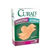 CURAD Sensitive Skin Bandages - Assorted Sensitive Skin - Case of 24