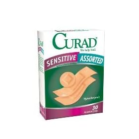 CURAD Sensitive Skin Bandages - Assorted Sensitive Skin - Case of 24