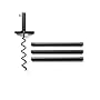 Droll Yankees UPA Ultimate Pole Auger with 3 16in Extension Legs