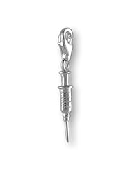 MELINA Charms clip on pendant syringe sterling silver 925