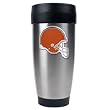 Cleveland Browns 16oz Stainless Steel Travel Tumbler - Primary Logo NFL Football