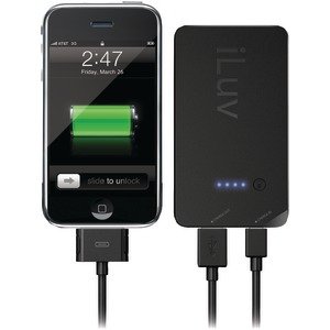 New-ILUV IBA300BLK 2700 MAH PORTABLE BATTERY BACKUP - ILVIBA300B