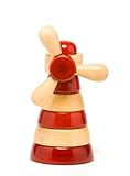 Gween Red Gusto Wooden Stacking Toy