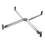 Targus Ergonomic Cooling Mobile X-Stand designed for up to 17 Inch Notebooks AWE09US (Silver)
