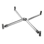 Targus Ergonomic Cooling Mobile X-Stand designed for up to 17 Inch Notebooks AWE09US (Silver)