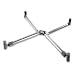Targus Ergonomic Cooling Mobile X-Stand designed for up to 17 Inch Notebooks AWE09US (Silver)