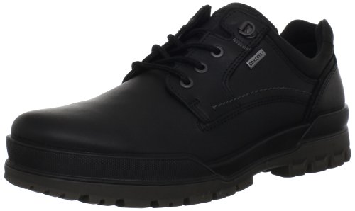 ECCO Men's Track 6 GTX Plain Toe Tie Oxford,Black,43 EU/9-9.5 M US