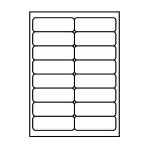 CLP Addressing Labels Size 99.1 x 34mm 16/A4 sheet 100 sheets/1600 Labels/Pack